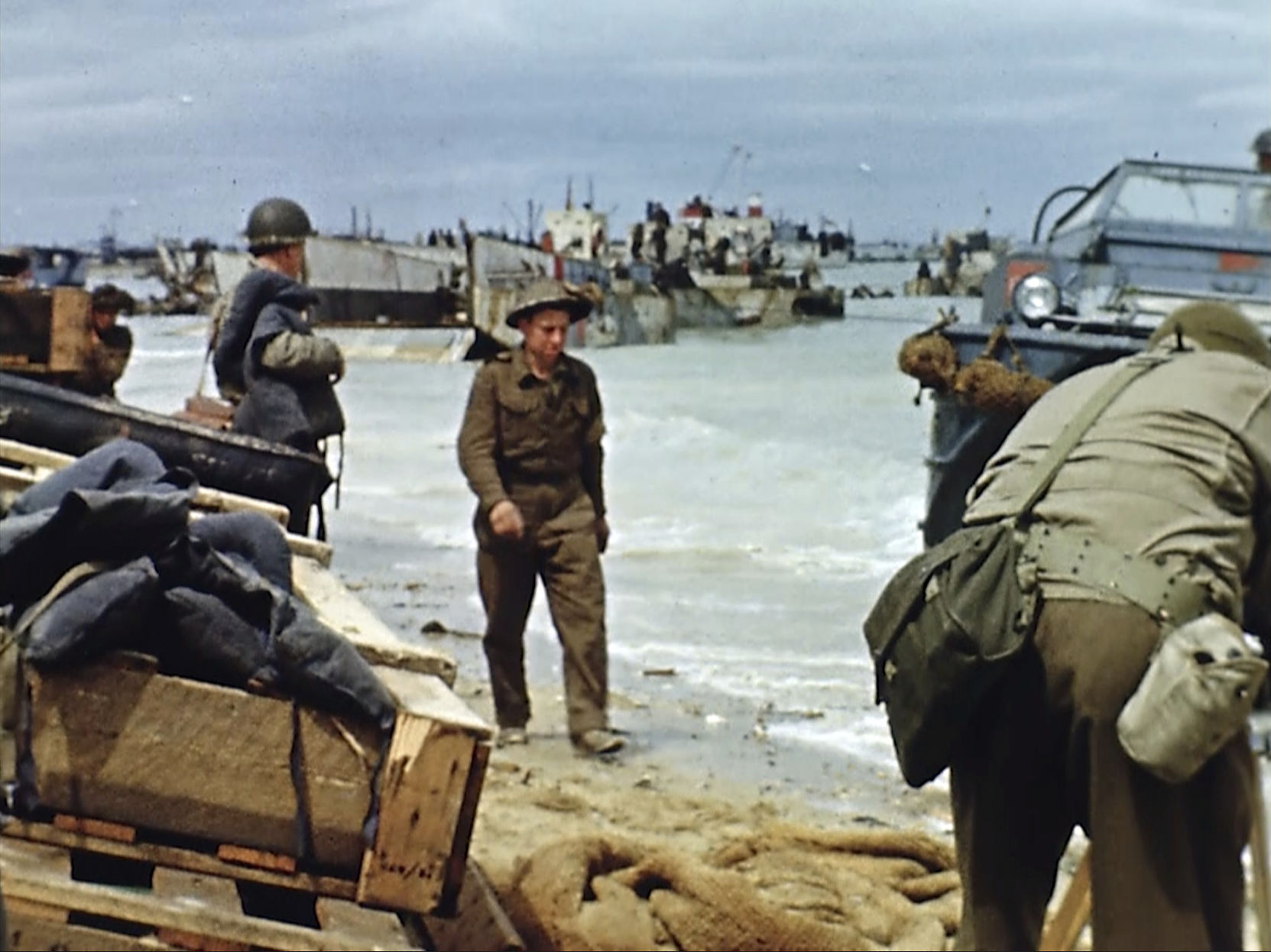 D-Day in color